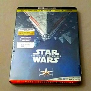 Nwt STAR WARS The Rise of Skywalker4 K Ultra HD Blu-Ray DVD Movie Digital Code